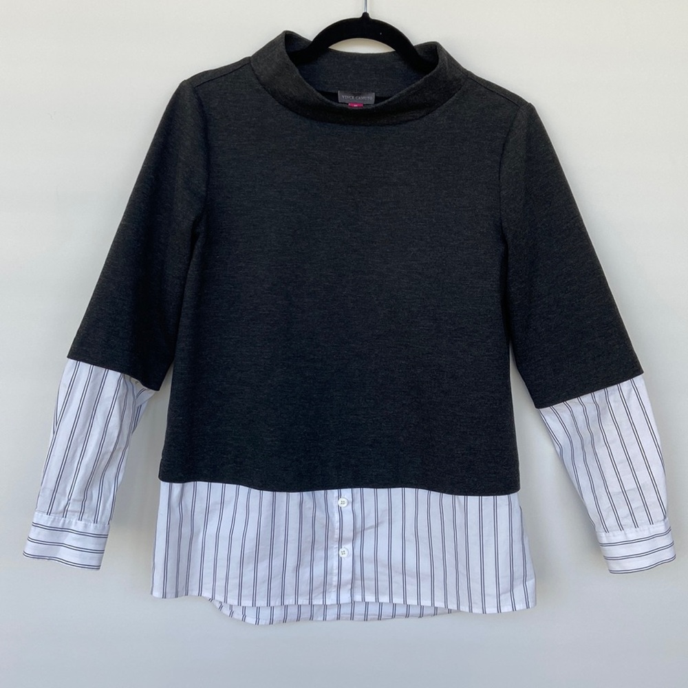 Vince Camuto Mock Neck Top
